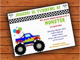 Monster Truck Birthday Invitations Free Printable 8 Best Images Of Monster Truck Template Printable