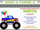 Monster Truck Birthday Invitations Free Printable Free Printable Monster Truck Birthday Invitations Drevio
