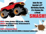 Monster Truck Birthday Invitations Free Printable Free Printable Monster Truck Birthday Invitations Free