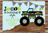 Monster Truck Birthday Invitations Free Printable Free Printable Monster Truck Birthday Invitations Free