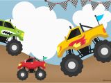 Monster Truck Birthday Invitations Free Printable Monster Trucks Invitation Templates Free Printable