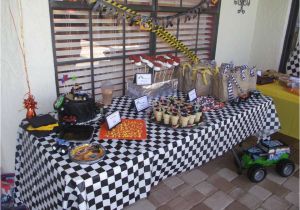 Monster Truck Decorations for Birthday Party Monster Jam Birthday Quot Alex 39 S 4th Monster Jam Bash