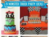 Monster Truck Decorations for Birthday Party Monster Truck 4th Birthday Party Spaceships and Laser Beams