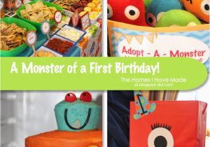 Monsters Inc 1st Birthday Decorations A Monster Of A First Birthday Party Project Nursery