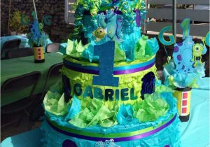 Monsters Inc 1st Birthday Decorations Monster 39 S Inc Birthday Party Ideas Photo 7 Of 16 Catch