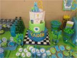 Monsters Inc 1st Birthday Decorations Monsters Inc and Monsters University Birthday Party Ideas