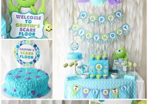 Monsters Inc 1st Birthday Decorations Monsters Inc Birthday Party Love Of Family Home