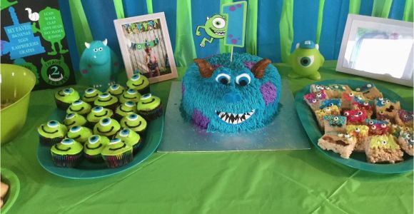 Monsters Inc 1st Birthday Decorations Monsters Inc themed 1st Birthday Party Diy Party