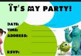 Monsters Inc Birthday Invitations Template Monster Birthday Invitations Ideas Bagvania Free