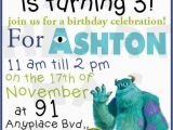 Monsters Inc Birthday Invitations Template Monsters Inc Birthday Custom Digital Invitation My