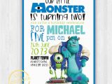 Monsters Inc Birthday Invites Monsters Inc Invitation Only Modern Contemporary Kids