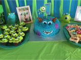 Monsters Inc Birthday Party Decorations Monsters Inc themed 1st Birthday Party Diy Party