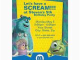 Monsters Inc Birthday Party Invitations Monsters Inc Birthday Invitation Zazzle Com