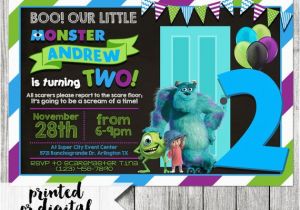 Monsters Inc Birthday Party Invitations Monsters Inc Invitation Monsters Inc by Agmprintabledesigns