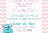 Monsters Inc Birthday Party Invitations Personalized Monsters Inc Inspired Girls Birthday Invitation