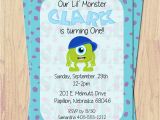 Monsters Inc First Birthday Invitations Monster S Inc Inspired Mini Monster Invitations Printed