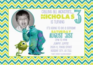Monsters Inc First Birthday Invitations Monsters Inc 1st Birthday Invitations Best Party Ideas