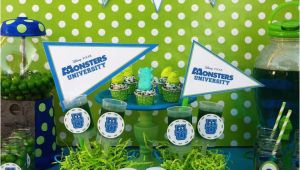 Monsters University Birthday Decorations Monsters Inc Movie theme Party Ideas Photo 1 Of 13