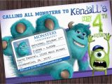 Monsters University Birthday Invitations Monsters University 1 Birthday Printable Party Invitation