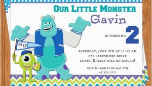 Monsters University Birthday Invitations Monsters University Invitation Kids Birthday Printable