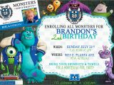 Monsters University Birthday Invitations Monsters University Invitation