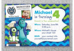 Monsters University Birthday Invitations Unavailable Listing On Etsy