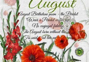 Monthly Birthday Flowers What is August Birthstone Color and Flower Monthly