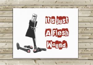 Monty Python Birthday Card Funny Monty Python Get Well soon Greeting Card Its Just