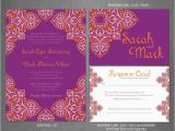 Moroccan Birthday Invitations Wedding Invitation and Rsvp Moroccan Morocco Arabian