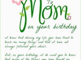 Mother Birthday Card Poems Happy Birthday Mom Birthday Wishes for Mom Funny Cards