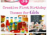 Motif for 1st Birthday Girl 34 Creative Girl First Birthday Party themes and Ideas