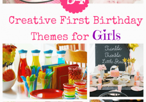 Motif for 1st Birthday Girl 34 Creative Girl First Birthday Party themes and Ideas