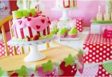 Motif for 1st Birthday Girl Kara 39 S Party Ideas Strawberry Shortcake themed First