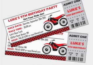 Motocross Birthday Invitations Dirt Bike Invitations Motorcycle Invitation Motocross