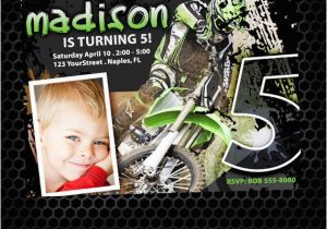 Motocross Birthday Invitations Motocross Birthday Invitation by Monsterinvitations Etsy