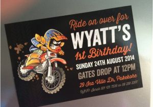 Motocross Birthday Invitations Motocross Invitation Diy Printable 6×4 for Birthday