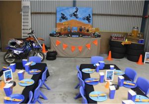 Motocross Birthday Party Decorations Kara 39 S Party Ideas Dirt Bike themed Birthday Party with