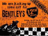 Motocross Birthday Party Invitations Dirtbike Motocross Birthday Party Invites by