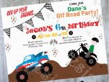 Motocross Birthday Party Invitations Motocross Birthday Party Invitation Printable by Luvbugdesign