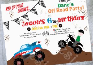Motocross Birthday Party Invitations Motocross Birthday Party Invitation Printable by Luvbugdesign