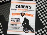 Motocross Birthday Party Invitations Motocross Birthday Party Invitations Diy