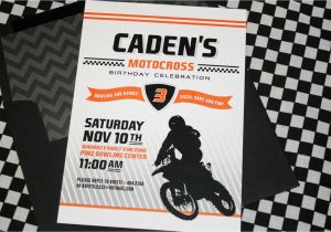 Motocross Birthday Party Invitations Motocross Birthday Party Invitations Diy