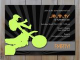 Motocross Birthday Party Invitations Motocross Dirtbike Birthday Invitation by