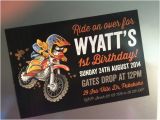 Motocross Birthday Party Invitations Motocross Invitation Diy Printable 6×4 Quot for Birthday Party