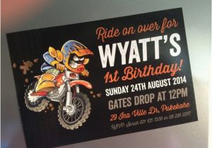 Motocross Birthday Party Invitations Motocross Invitation Diy Printable 6×4 Quot for Birthday Party
