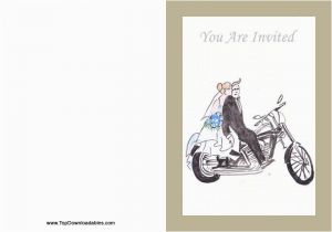 Motorcycle Birthday Invitation Templates Wedding Invitation Motorcycle theme Diy Free Wedding