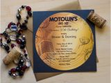 Motown Birthday Invitations Gold Record Motown Retirement Invitation too Chic