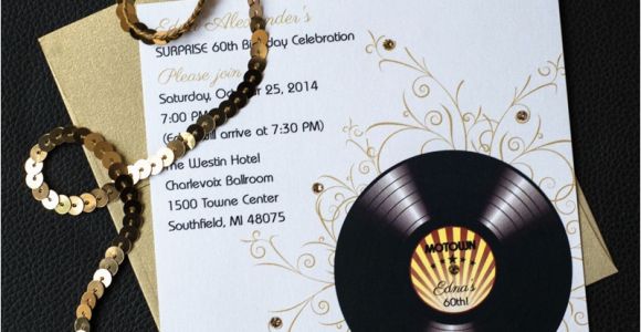 Motown Birthday Invitations Motown Birthday Invitations too Chic Little Shab