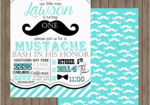 Moustache Birthday Invitations Items Similar to Mustache Invitation On Etsy