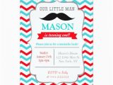 Moustache Birthday Invitations Mustache Little Man Birthday Party Invitations Zazzle